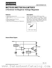 MC7915CT datasheet pdf Fairchild Semiconductor