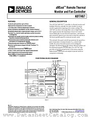 ADT7467ARQ-REEL7 datasheet pdf Analog Devices