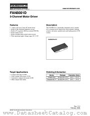 FAN8001BDTF datasheet pdf Fairchild Semiconductor