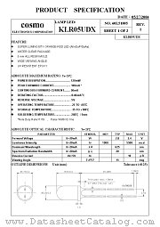 KLR05UDX datasheet pdf Cosmo Electronics