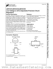 LMV431ACZ datasheet pdf National Semiconductor