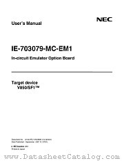 IE-703079-MC-EM1 datasheet pdf NEC