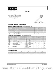 KSK30RBU datasheet pdf Fairchild Semiconductor
