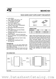 M54HC164D datasheet pdf ST Microelectronics