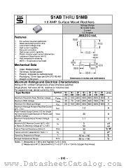 S1DB datasheet pdf Taiwan Semiconductor