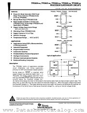 TPS3825 datasheet pdf Texas Instruments