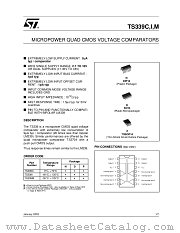TS339CPT datasheet pdf ST Microelectronics
