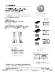 74FST6800DWR2 datasheet pdf ON Semiconductor