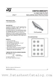 EMIF04-MMC02 datasheet pdf ST Microelectronics