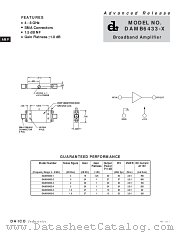 DAMB6433-X datasheet pdf DAICO Industries