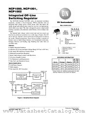 NCP1001P datasheet pdf ON Semiconductor