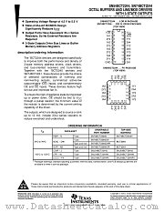 SNJ54BCT2244W datasheet pdf Texas Instruments