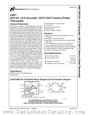 LM27CIM5-1HJ datasheet pdf National Semiconductor