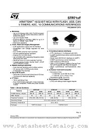 STR711FR2T6 datasheet pdf ST Microelectronics