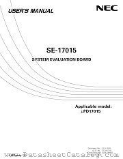 SE-17015 datasheet pdf NEC