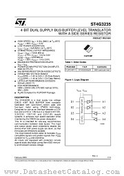 ST4G3235 datasheet pdf ST Microelectronics
