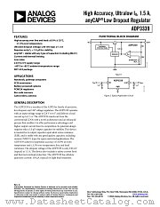 ADP3339AKC-1.8-RL7 datasheet pdf Analog Devices