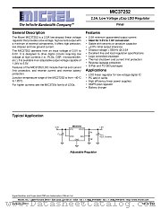MIC37252 datasheet pdf Micrel Semiconductor