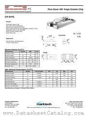 CR50PG datasheet pdf Marktech Optoelectronics