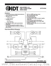 IDT70V09L15PF datasheet pdf IDT