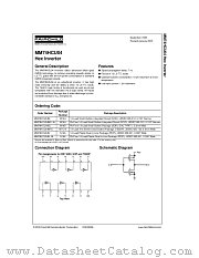 MM74HCU04M datasheet pdf Fairchild Semiconductor