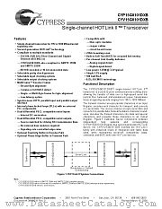CYV15G0101DXB datasheet pdf Cypress