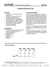 CM1204 datasheet pdf California Micro Devices Corp