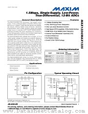 MAX1224 datasheet pdf MAXIM - Dallas Semiconductor