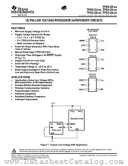 TPS3128E12DBVR datasheet pdf Texas Instruments