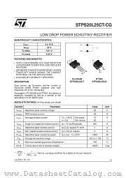 STPS20L25C datasheet pdf ST Microelectronics