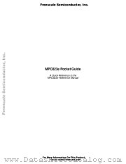 MPC823E datasheet pdf Freescale (Motorola)