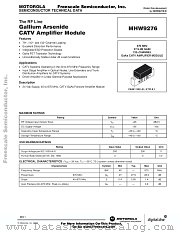 MHW9276 datasheet pdf Freescale (Motorola)
