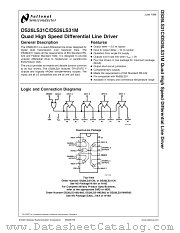 DS26LS31MW/883 datasheet pdf National Semiconductor