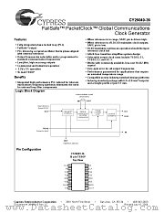 CY26049ZI-36 datasheet pdf Cypress