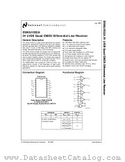 DS90LV032A MDC datasheet pdf National Semiconductor