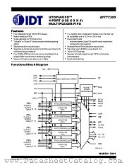 IDT77305L15PFI8 datasheet pdf IDT