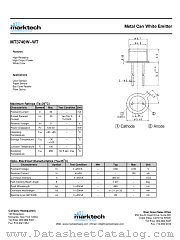 MT3740W-WT datasheet pdf Marktech Optoelectronics