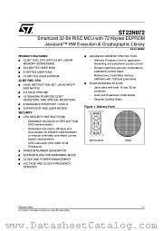 GST/ST22N072AW40 datasheet pdf ST Microelectronics