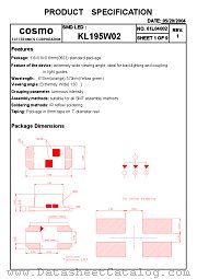 KL195W02 datasheet pdf Cosmo Electronics