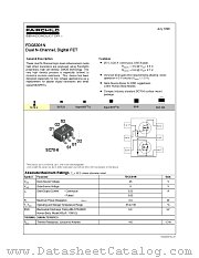 FDG6301N_NL datasheet pdf Fairchild Semiconductor