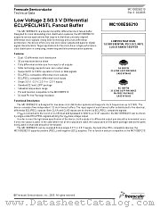 MC100ES6210 datasheet pdf Freescale (Motorola)