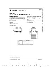 5962-8955601RA(54ACT563DMQB) datasheet pdf National Semiconductor