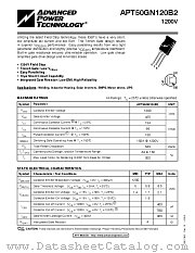 APT50GN120B2 datasheet pdf Advanced Power Technology