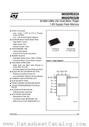 M59DR032A120ZB6T datasheet pdf ST Microelectronics