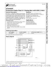 STA400MTEP datasheet pdf National Semiconductor