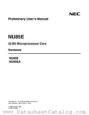 NU85EA datasheet pdf NEC
