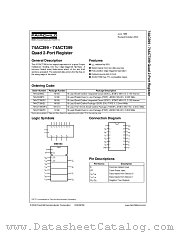 74ACT399SCX datasheet pdf Fairchild Semiconductor