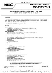 MC-222273-X datasheet pdf NEC