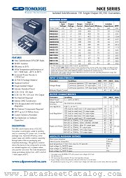 NKE1215D datasheet pdf C&D Technologies