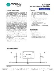 AAT4280A datasheet pdf ANALOGIC TECH